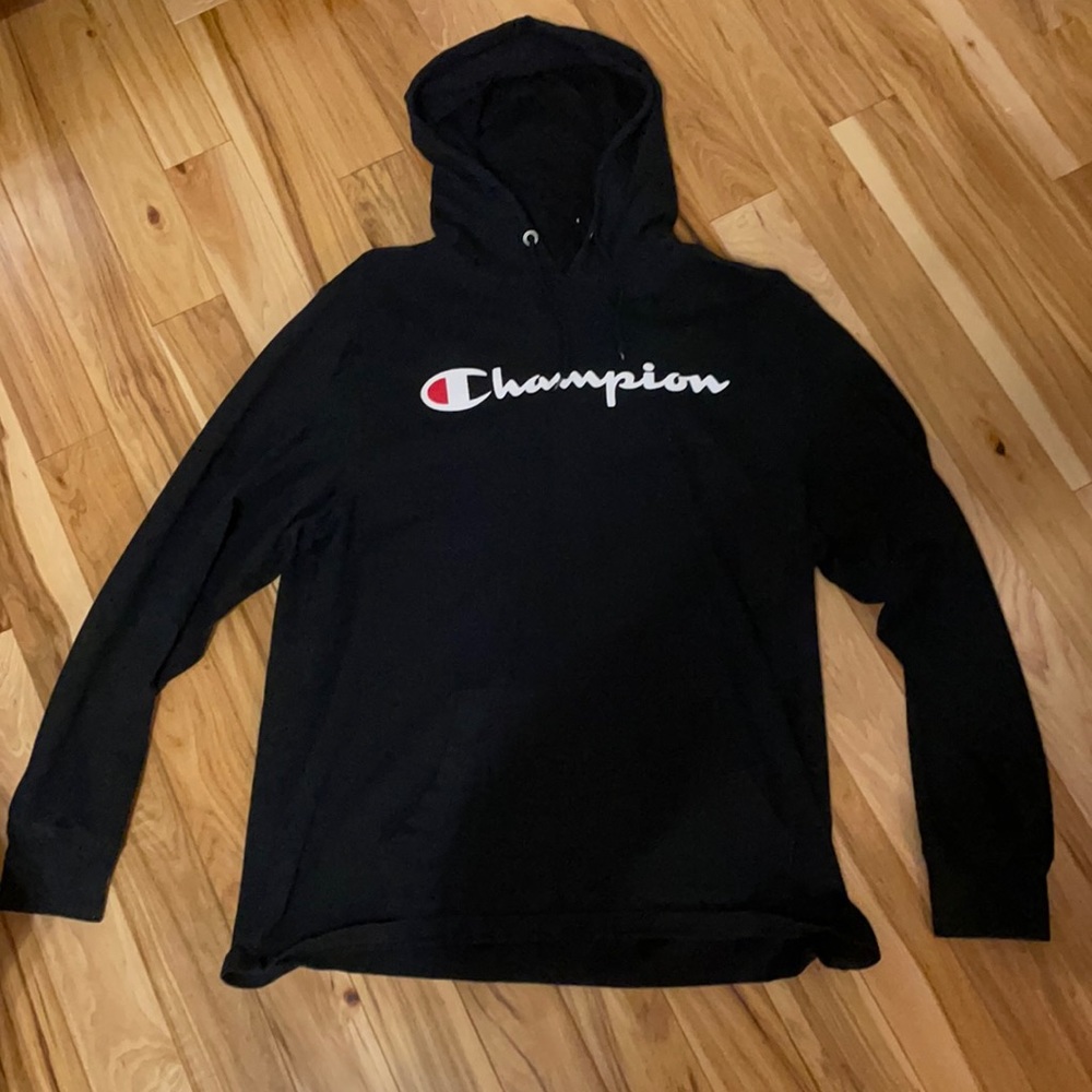 black champion hoodie!